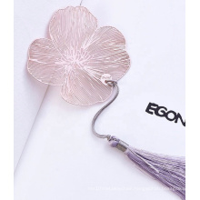 Hollow out Beautiful cherry blossoms Tassels Bookmark for gifts